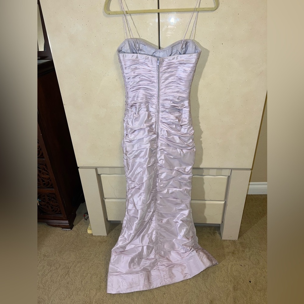 COUTURE RUCHED GOWN - Picture 2 of 3